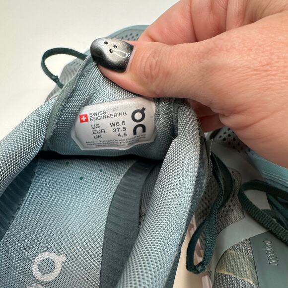 On Cloud Cloudflow Sea Limelight Sneakers - Picture 7 of 8